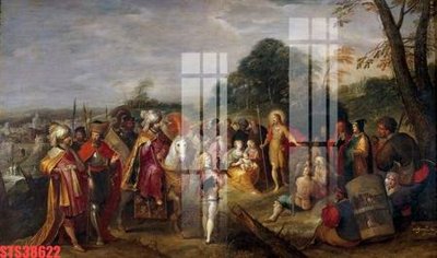 File gốc Tranh sơn dầu phương tây tổng hợp STS38622 (ảnh chi tiết) để in lụa