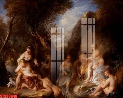 File tranh Tranh sơn dầu phương tây tổng hợp STS38649 (gốc) chủ đề động vật