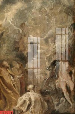 File gốc Tranh sơn dầu phương tây tổng hợp STS3871 (in mica) làm bảng hiệu