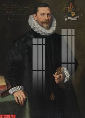 File gốc Tranh sơn dầu phương tây tổng hợp STS38719 (thiết kế) cho in ấn