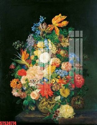 File tranh ảnh gốc Tranh sơn dầu phương tây tổng hợp STS38774 dùng cho in khổ lớn