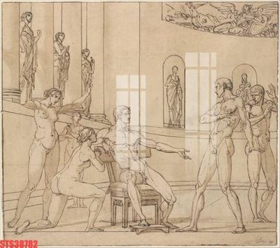 Mua file gốc Tranh sơn dầu phương tây tổng hợp STS38782 (PSD) tại Filetranh.com