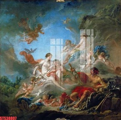 File PSD Tranh sơn dầu phương tây tổng hợp STS38807 (bản gốc) dễ dàng edit