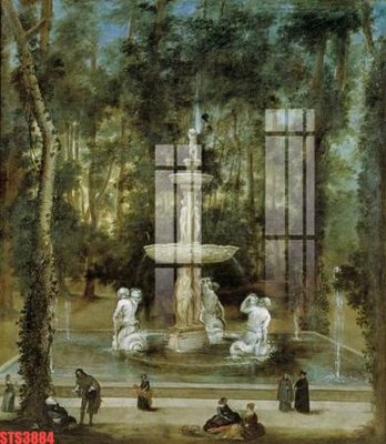 File gốc Tranh sơn dầu phương tây tổng hợp STS3884 (in lụa) cao cấp