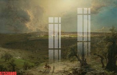 File ảnh Tranh sơn dầu phương tây tổng hợp STS38886 (gốc) in PP, decal