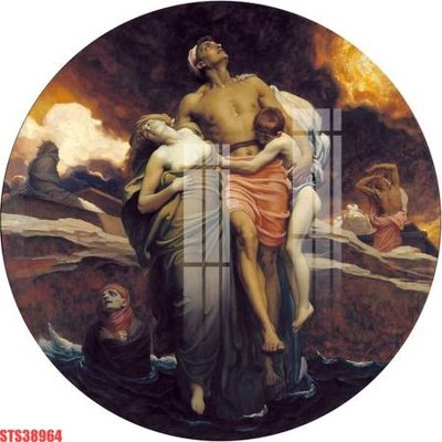 File gốc Tranh sơn dầu phương tây tổng hợp STS38964 (trang trí) phòng làm việc