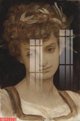 File in ấn Tranh sơn dầu phương tây tổng hợp STS38981 (bản gốc) sắc nét