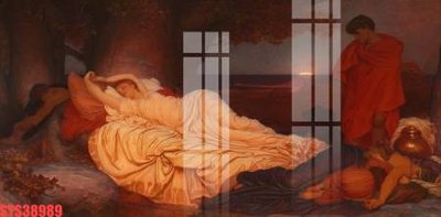 File gốc Tranh sơn dầu phương tây tổng hợp STS38989 (vector) cho in ấn