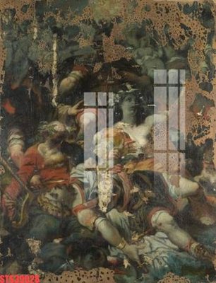 File in trần Tranh sơn dầu phương tây tổng hợp STS39028 (file gốc) xuyên sáng