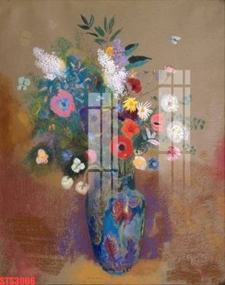 File gốc Tranh sơn dầu phương tây tổng hợp STS3906 (in 3D) nghệ thuật