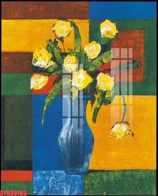 File in trần Tranh sơn dầu phương tây tổng hợp STS39763 (bản gốc) hoa văn