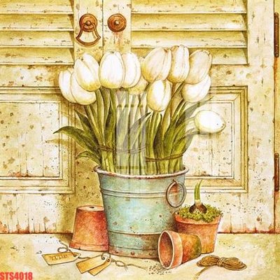 File tranh Tranh sơn dầu phương tây tổng hợp STS4018 (gốc) in vải canvas