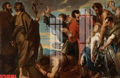 File tranh Tranh sơn dầu phương tây tổng hợp STS40261 (bản gốc) trang trí văn phòng