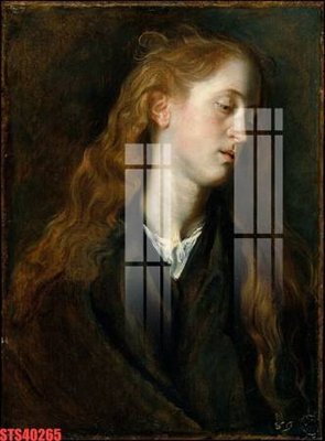 File in trần Tranh sơn dầu phương tây tổng hợp STS40265 (bản gốc) mây trời