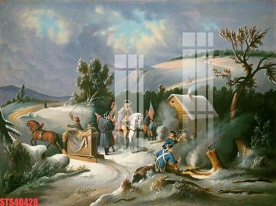 File tranh in tráng gương Tranh sơn dầu phương tây tổng hợp STS40428 (siêu nét)