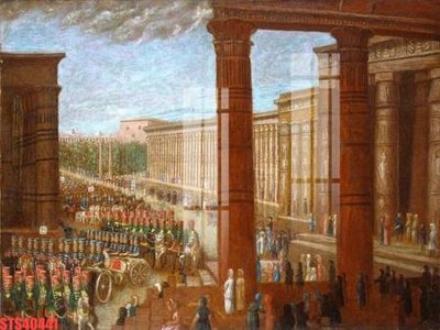 File gốc Tranh sơn dầu phương tây tổng hợp STS40441 (vector) cho in ấn