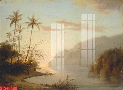 File in trần Tranh sơn dầu phương tây tổng hợp STS40499 (bản gốc) phong cảnh