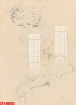 File PSD Tranh sơn dầu phương tây tổng hợp STS40583 (gốc) nhiều lớp (multi-layer)