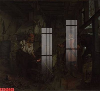 Ảnh mô tả file gốc in mica Tranh sơn dầu phương tây tổng hợp STS40605