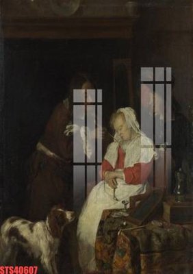 File tranh Tranh sơn dầu phương tây tổng hợp STS40607 (ảnh gốc) cho in ấn kỹ thuật số