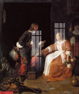 Download file Tranh sơn dầu phương tây tổng hợp STS40609 (gốc) in mica đèn LED