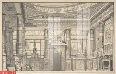 File ảnh Tranh sơn dầu phương tây tổng hợp STS40643 (gốc) in decal dán tường