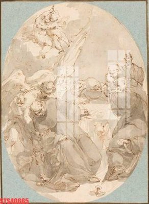 File gốc Tranh sơn dầu phương tây tổng hợp STS40665 (in lụa) cao cấp