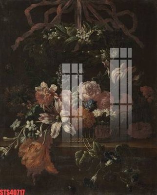 File gốc Tranh sơn dầu phương tây tổng hợp STS40717 (in mica) trang trí