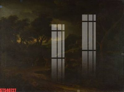 File gốc Tranh sơn dầu phương tây tổng hợp STS40727 (vector) cho in ấn