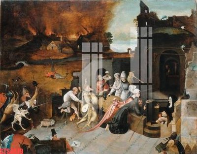 Download file gốc Tranh sơn dầu phương tây tổng hợp STS4079 (in lụa) tranh 3D