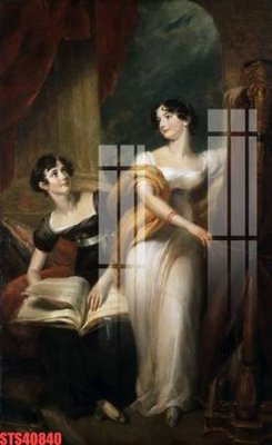 Download file Tranh sơn dầu phương tây tổng hợp STS40840 (gốc) in mica ốp bếp