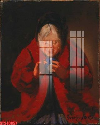 Download file gốc Tranh sơn dầu phương tây tổng hợp STS40857 (in lụa) cao cấp