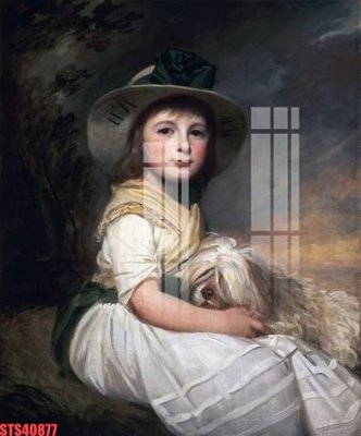 File gốc Tranh sơn dầu phương tây tổng hợp STS40877 (in lụa) tranh mã đáo