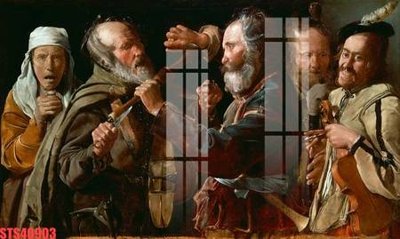 Tải file tranh Tranh sơn dầu phương tây tổng hợp STS40903 (gốc) tại Filetranh.com