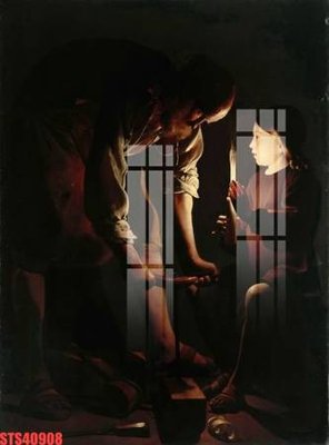 File tranh in trần 3D Tranh sơn dầu phương tây tổng hợp STS40908 (ảnh gốc)