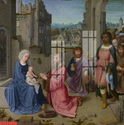 File gốc Tranh sơn dầu phương tây tổng hợp STS41098 (phong cách) châu Âu