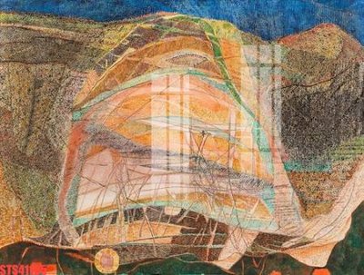 Download file Tranh sơn dầu phương tây tổng hợp STS41165 (gốc) in mica ốp bếp