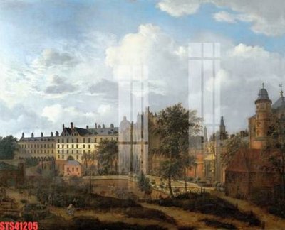 File gốc Tranh sơn dầu phương tây tổng hợp STS41205 (cho in UV) siêu nét