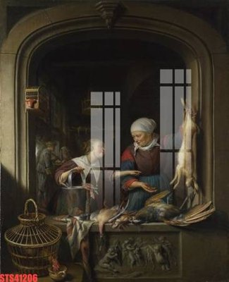 File in trần Tranh sơn dầu phương tây tổng hợp STS41206 (file gốc) xuyên sáng