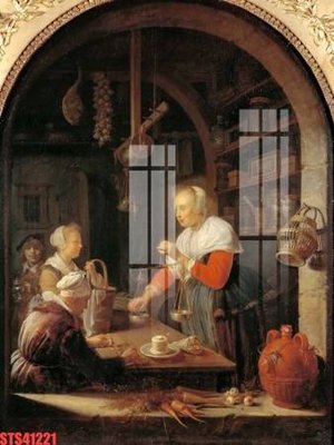 File gốc Tranh sơn dầu phương tây tổng hợp STS41221 (cho in ấn) độc quyền