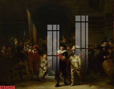 File PSD Tranh sơn dầu phương tây tổng hợp STS41224 (gốc) tách lớp chi tiết