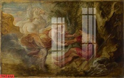 File tranh gốc PSD Tranh sơn dầu phương tây tổng hợp STS4123 còn nguyên layer