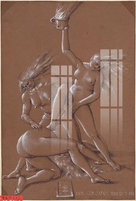 File PSD Tranh sơn dầu phương tây tổng hợp STS4129 (gốc) cho designer