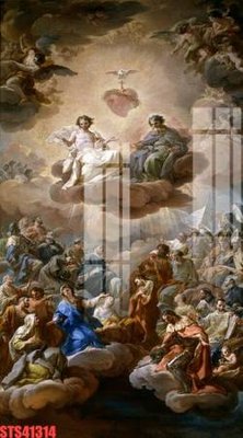 File tranh Tranh sơn dầu phương tây tổng hợp STS41314 (gốc) in trên kính