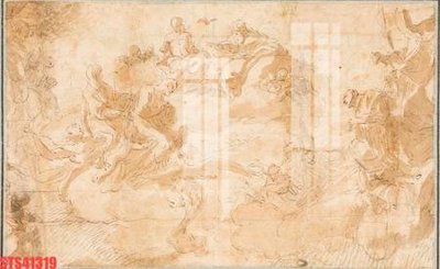 File gốc Tranh sơn dầu phương tây tổng hợp STS41319 (in lụa) hoa văn cổ điển