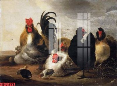 File ảnh Tranh sơn dầu phương tây tổng hợp STS41327 (gốc) in PP, decal