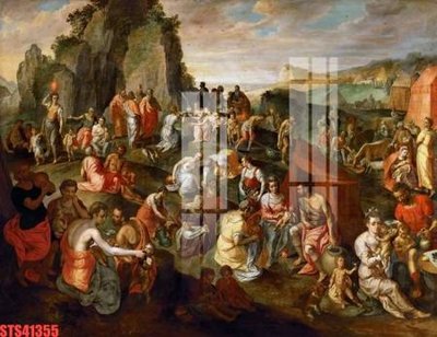 File ảnh gốc Tranh sơn dầu phương tây tổng hợp STS41355 không vỡ nét