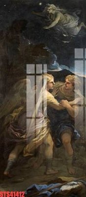 File PSD Tranh sơn dầu phương tây tổng hợp STS41412 (bản gốc) đã tách nền