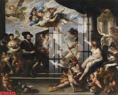 Tải file Tranh sơn dầu phương tây tổng hợp STS41425 (gốc) làm file in ấn