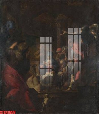 File gốc Tranh sơn dầu phương tây tổng hợp STS41659 (phong cách) châu Âu